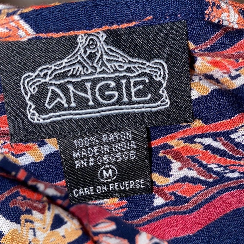 Angie bohemian style sleeveless shirt, size medium - Picture 5 of 5